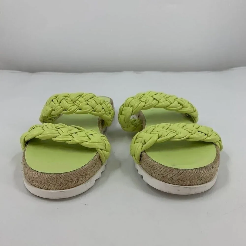 Marc Fisher Women's Jaime Braided Flat Espadrille‎ Slip On Sandal Size 6.5 NWOB